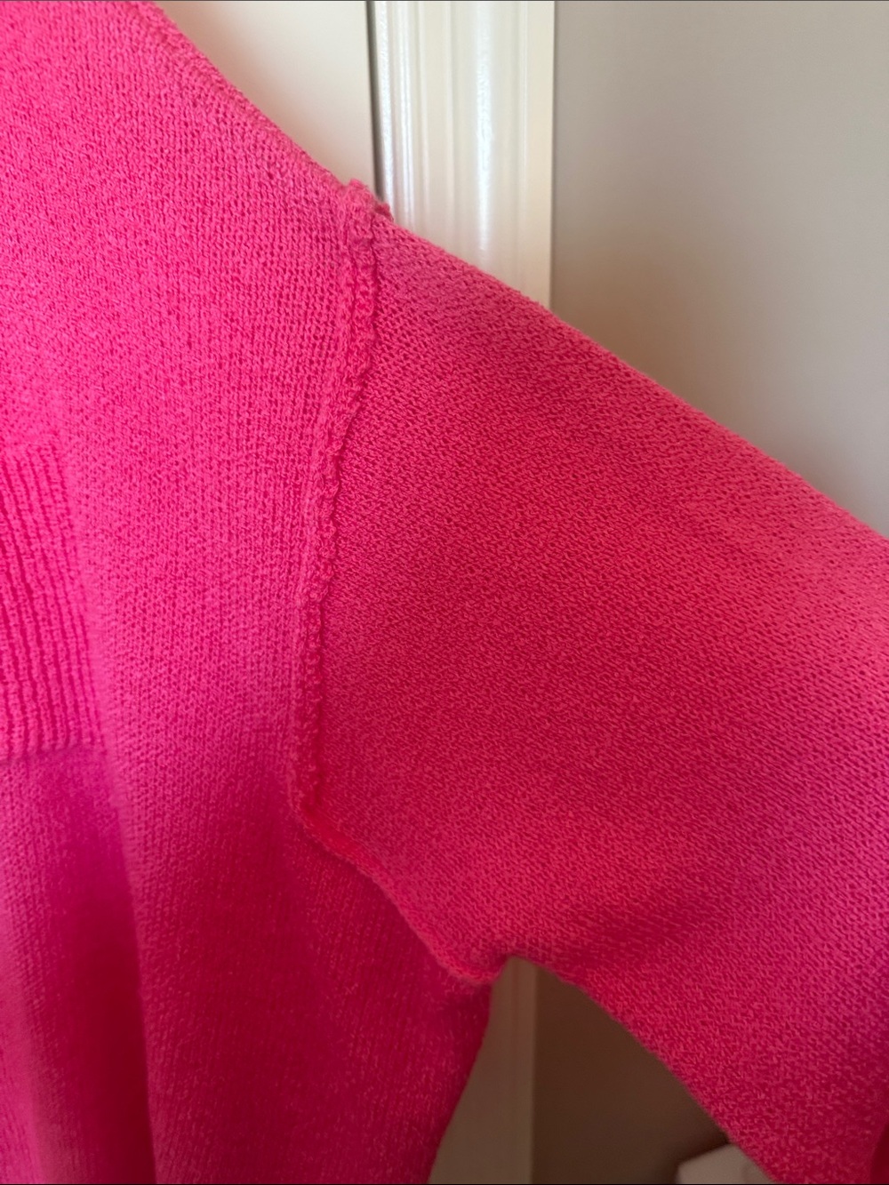 Discount Divas Bright Pink Scoop Neck Knit Sweater - Picture 6 of 8